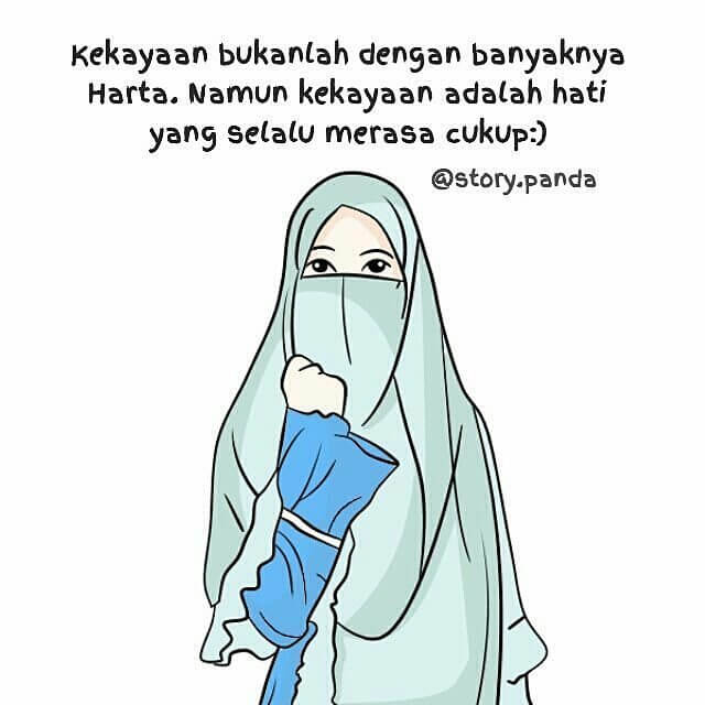 Kartun Muslimah Bercadar