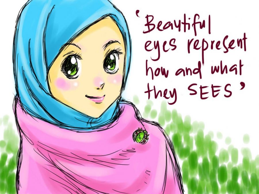 kumpulan gambar kartun muslimah cantik
