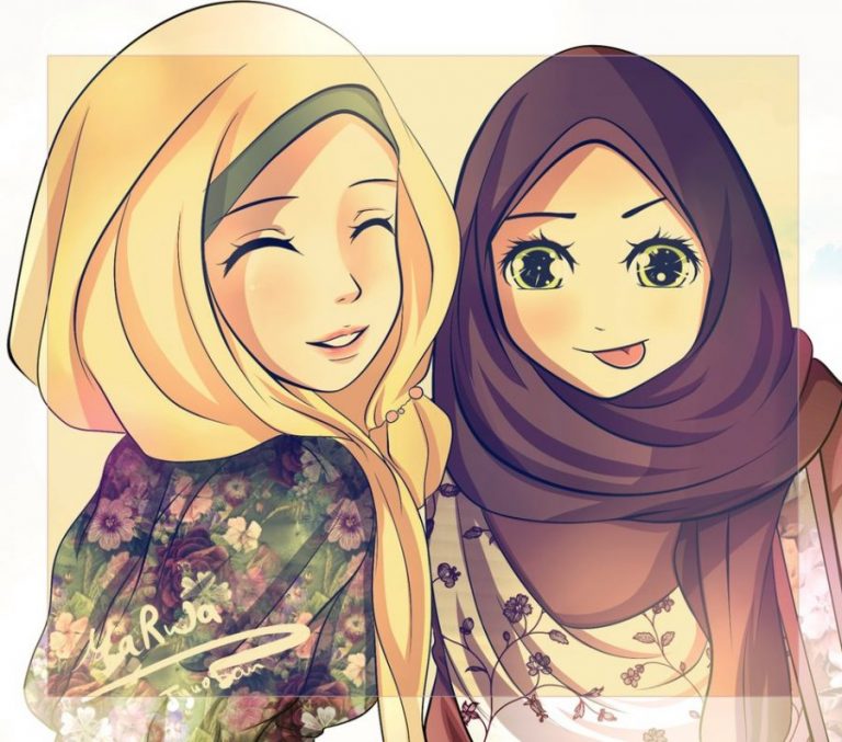 √ 2019 Gambar Kartun Muslimah Terbaru Kualitas Hd